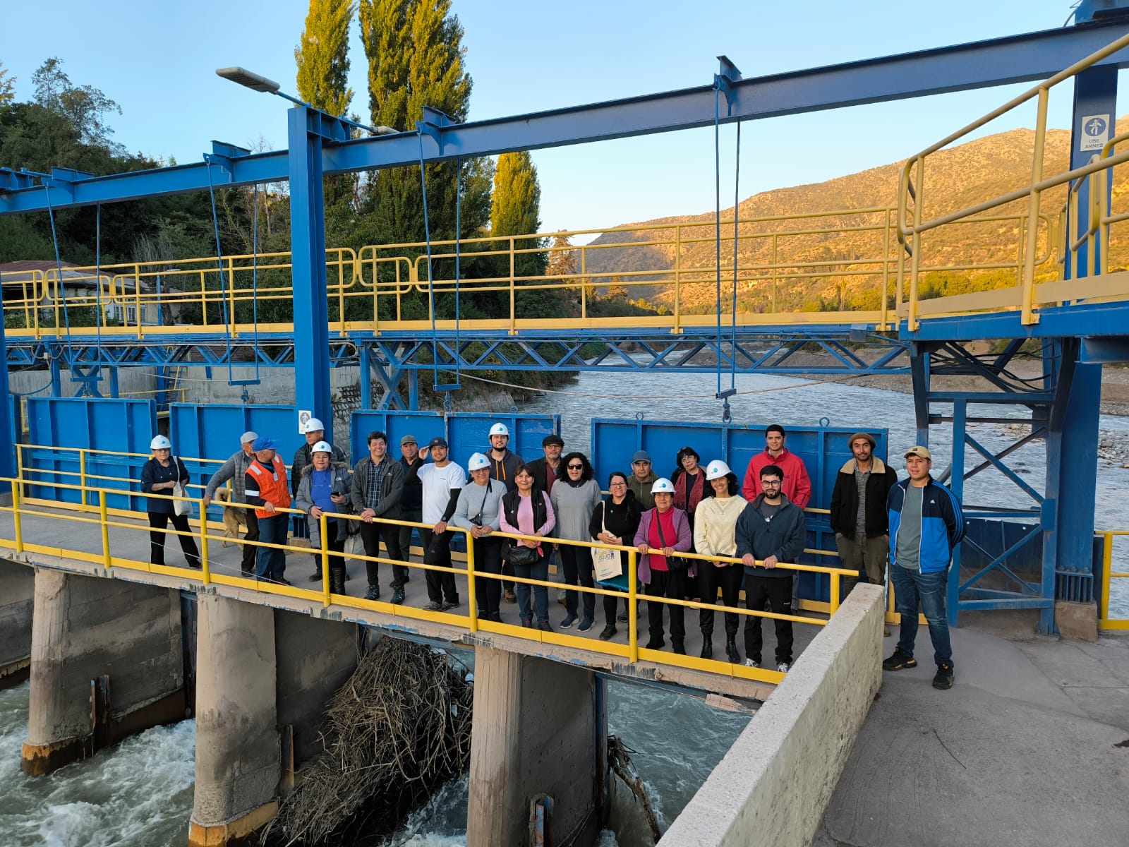 Cooperativa de Riego del Maule visitó JVRM para conocer detalles de la administración y distribución del agua