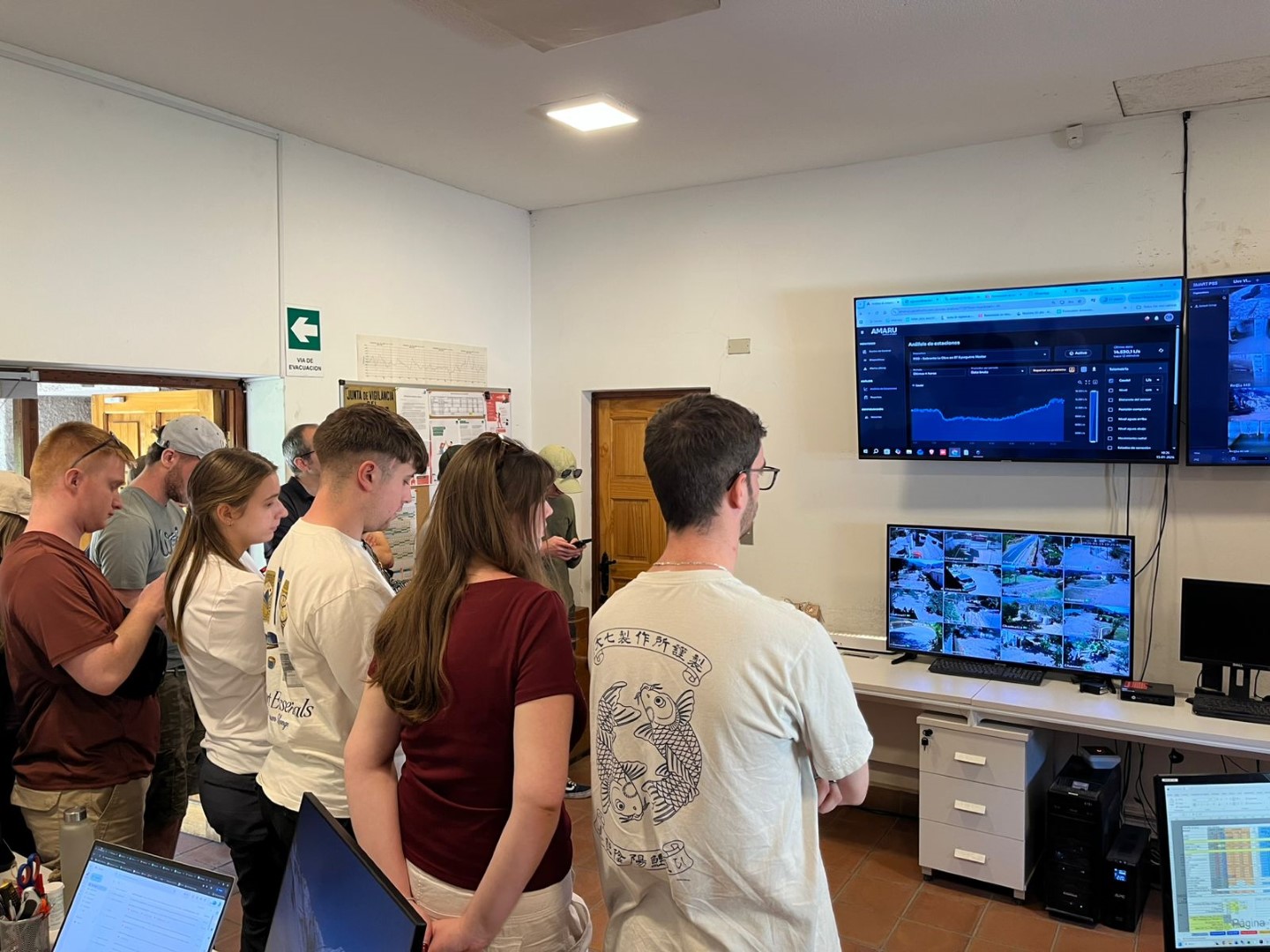 Estudiantes de Lincoln University visitaron la Junta de Vigilancia del río Maipo Primera Sección en San José de Maipo