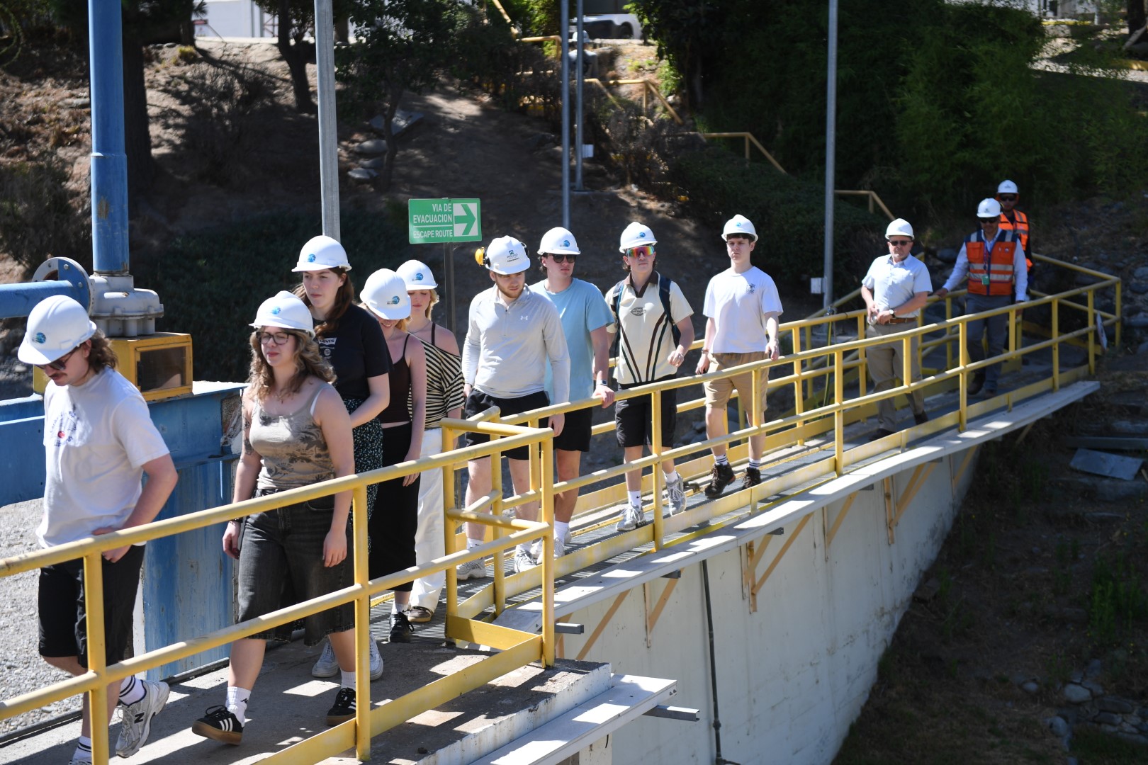 Estudiantes de Lincoln University visitaron la Junta de Vigilancia del río Maipo Primera Sección en San José de Maipo
